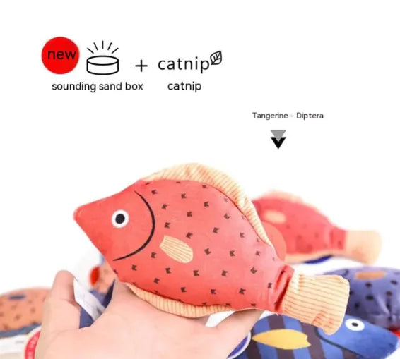 Catnip Fish Plush Toy HejK.com