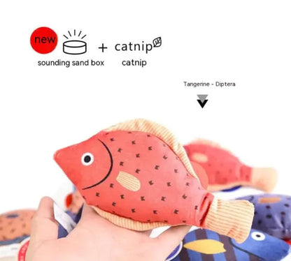 Catnip Fish Plush Toy HejK.com