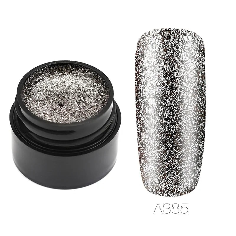 Hybrid Varnishes Gel Nail Polish Set Glitter WEM Support (www.WEM.support)