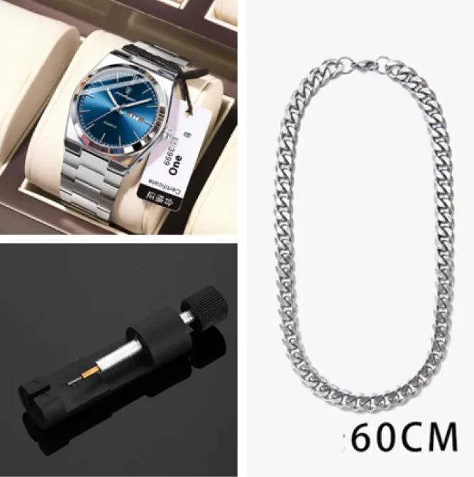 SlimLine Waterproof Quartz Watch WEM Support (www.WEM.support)