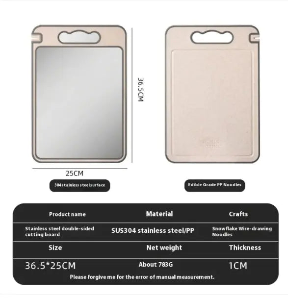 Stainless Steel Cutting Board HejK.com