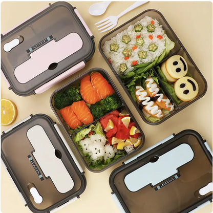 Microwaveable Plastic Bento Box WEM Support (www.WEM.support)