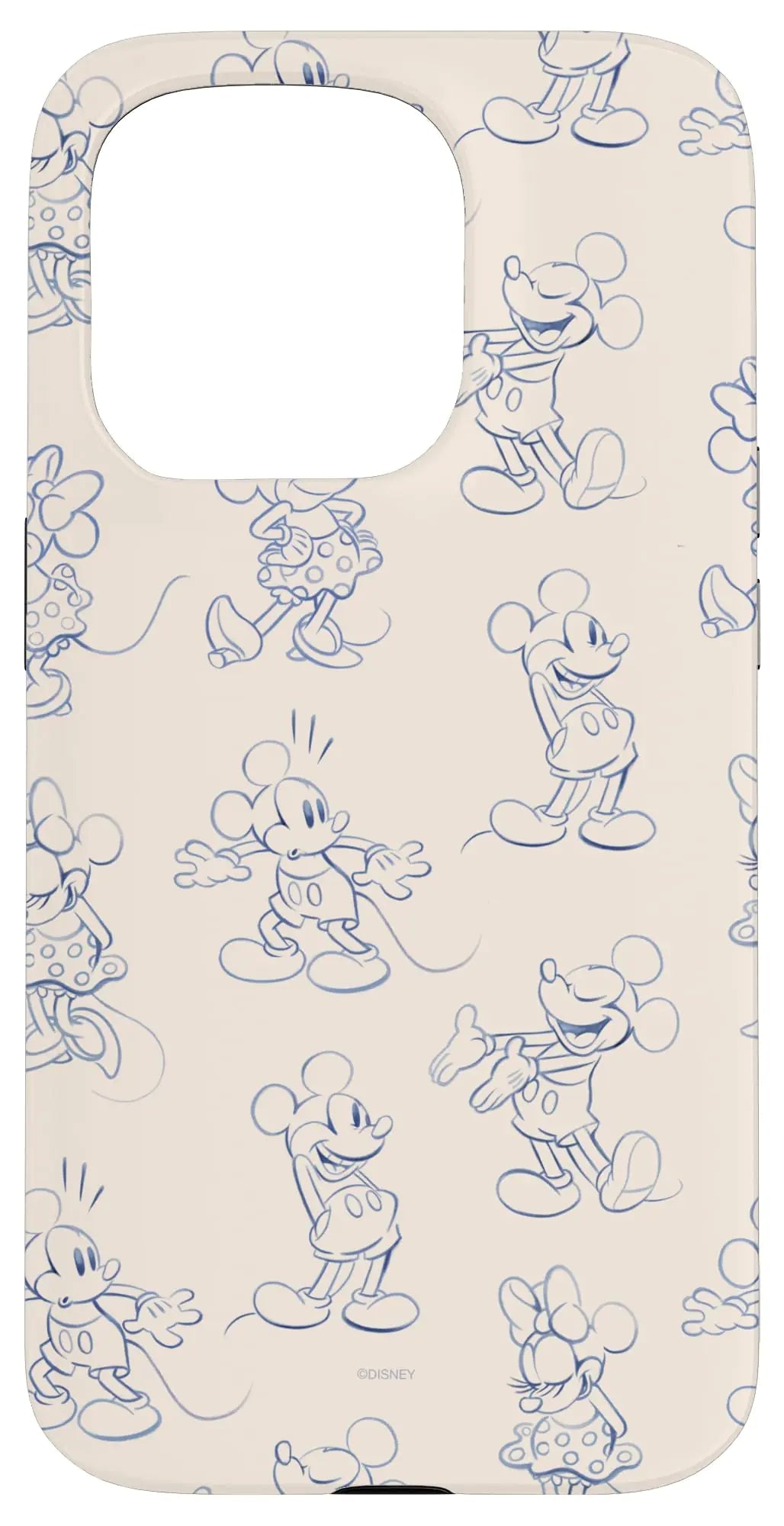iPhone 16 Plus Disney Mickey and Minnie Mouse Retro Vintage Art Reactions Case - Catch Cards