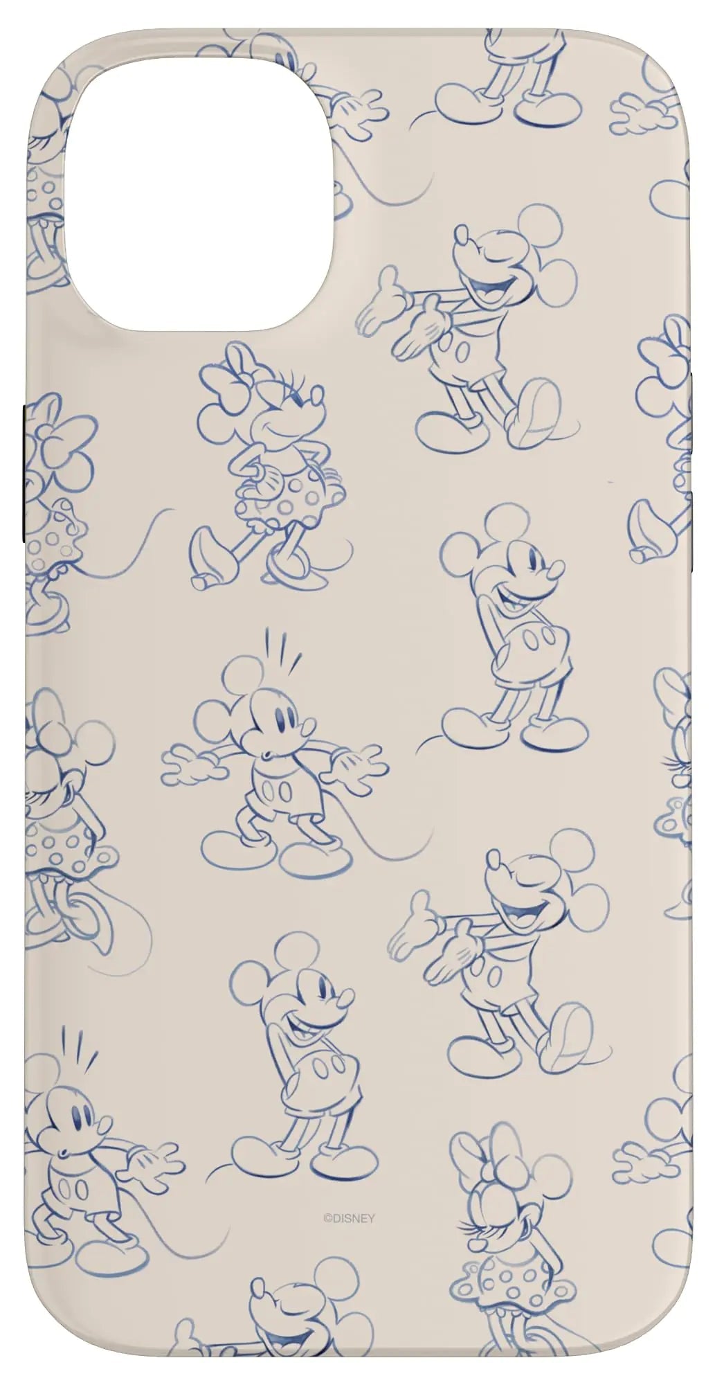 iPhone 16 Plus Disney Mickey and Minnie Mouse Retro Vintage Art Reactions Case - Catch Cards