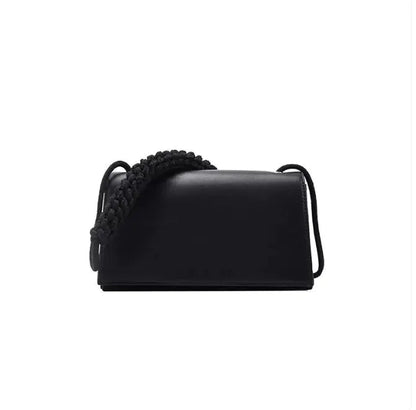 Woven Large Capacity Simple One-Shoulder Diagonal Bag WEM Support (www.WEM.support)