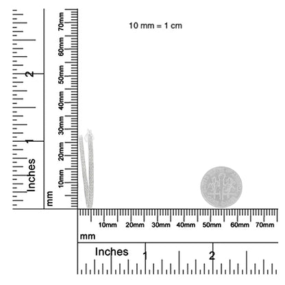 14K White Gold Round Diamond Hoop Earrings (1 cttw, H-I Color, I1-I2 Clarity) WEM Support (www.WEM.support)