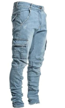 Skinny Jeans With Side Pockets And Feet For Men WEM Support (www.WEM.support)