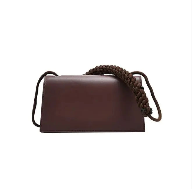 Woven Large Capacity Simple One-Shoulder Diagonal Bag WEM Support (www.WEM.support)