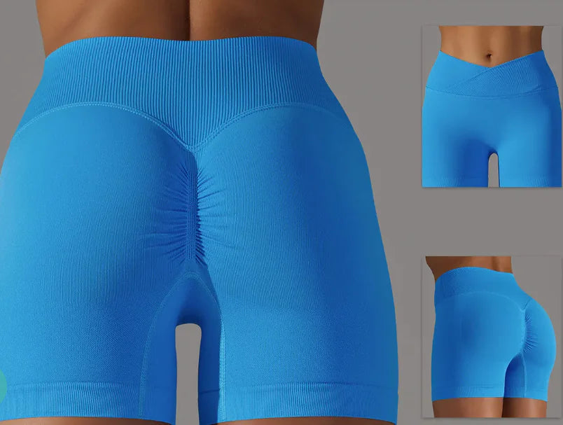 Women's Fashion Simple High Waist Shorts WEM Support (www.WEM.support)