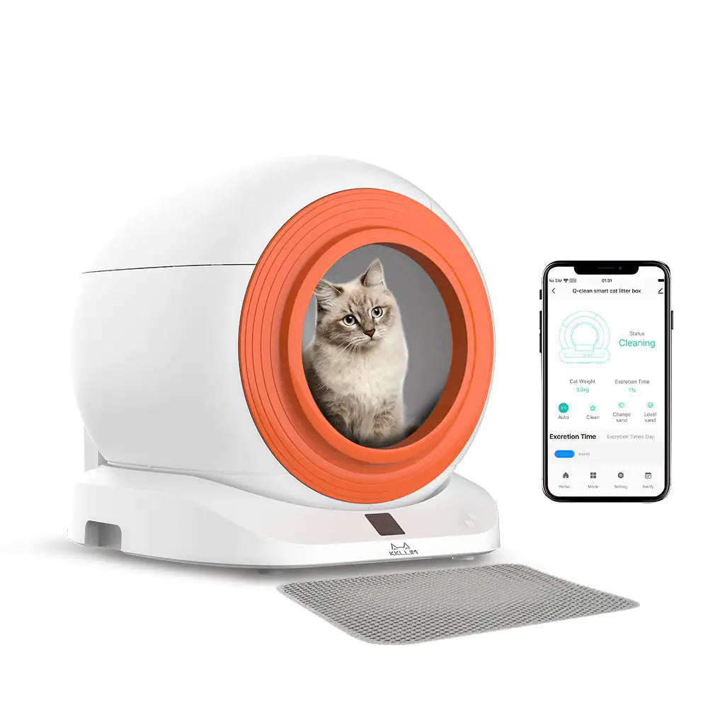 Smart Cat Litter Box Automatic Cleaning New Design WEM Support (www.WEM.support)