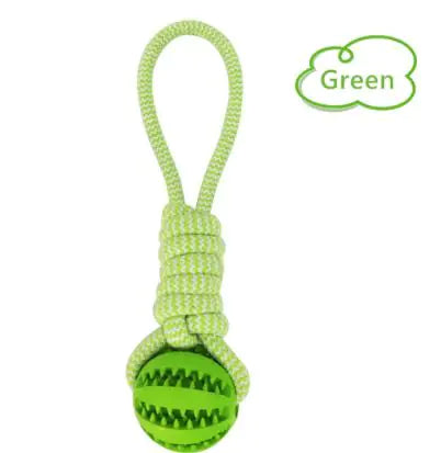 Pet Ball Toy with Rope Rubber