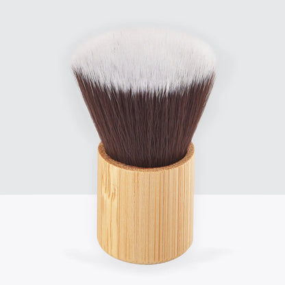 Women's Bamboo Handle Flat Makeup Brush WEM Support (www.WEM.support)