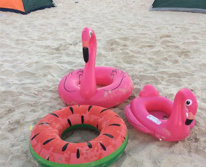 "Summer Splash Flamingo Float
