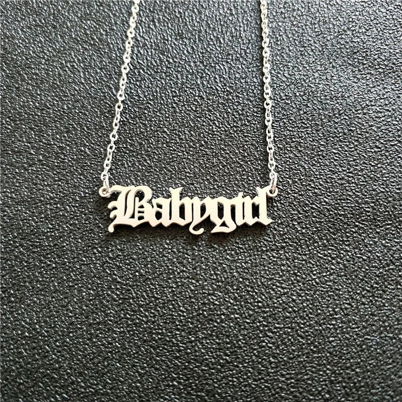 Babygirl Pendant Necklace WEM Support (www.WEM.support)