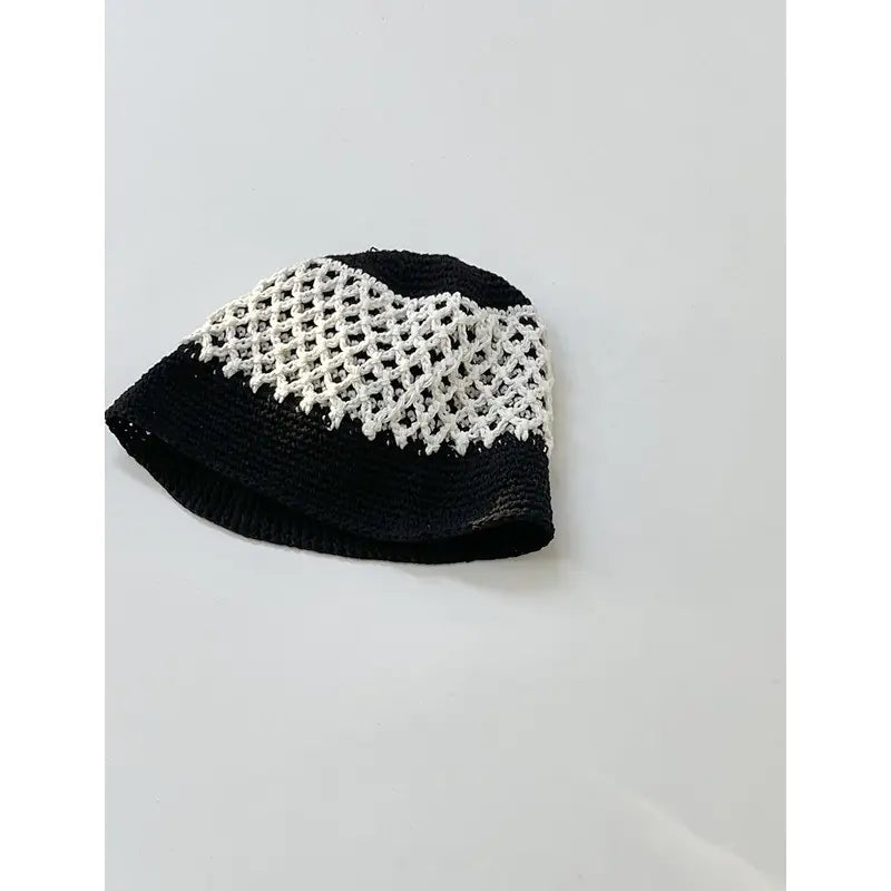 Japanese Retro Hollow Flower Handmade Knitted Bucket Hat HejK.com Marketplace LLC