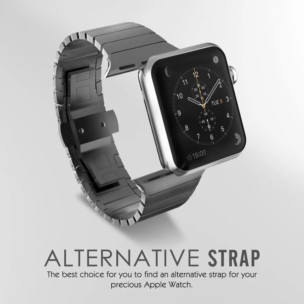 Stainless Steel Strap for Apple Watch WEM Support (www.WEM.support)