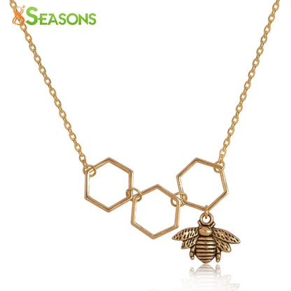 Honeycomb Necklace And Chain WEM Support (www.WEM.support)