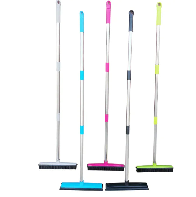 TriPole Dust & Carpet Scraper Broom WEM Support (www.WEM.support)