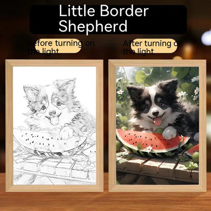 Glowing Pet Decorative Paintings WEM Support (www.WEM.support)