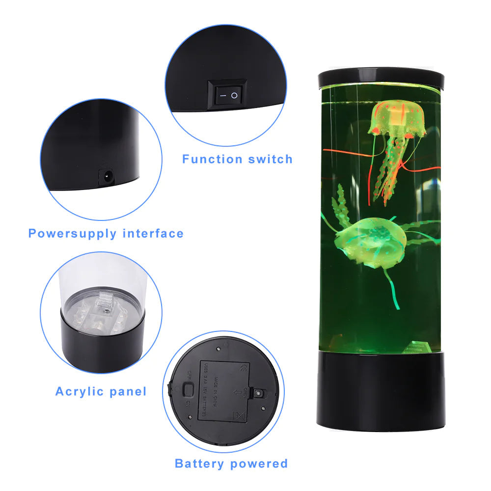 Fantasy Jellyfish Night Light WEM Support (www.WEM.support)