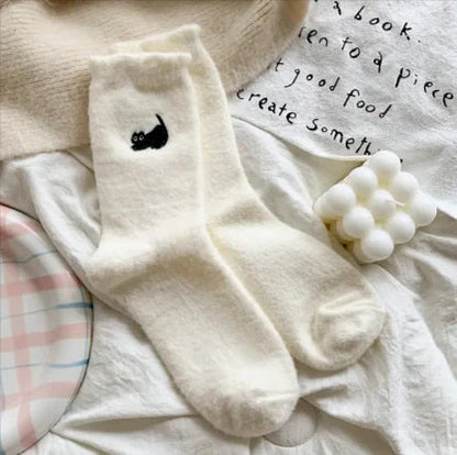 Women’s Thickened Plus Velvet Mid-Calf Warm Socks WEM Support (www.WEM.support)