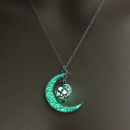 Moon Glowing Necklace WEM Support (www.WEM.support)