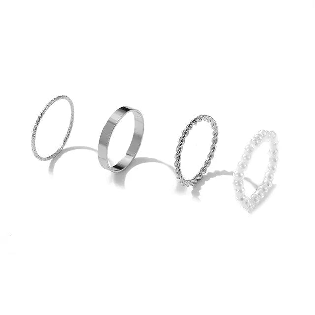 Fashion Boho Crystal Joint Ring Set WEM Support (www.WEM.support)