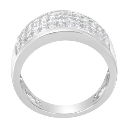 14K White Gold Round Cut Diamond Ring (1.0 Cttw, H-I Color, SI2-I1 Clarity) WEM Support (www.WEM.support)