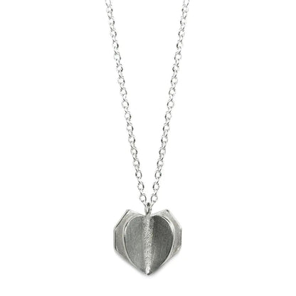 Sterling Sliver Double Heart Necklace WEM Support (www.WEM.support)