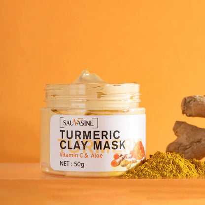 Turmeric Clay Mask Hydrating Moisturizing WEM Support (www.WEM.support)