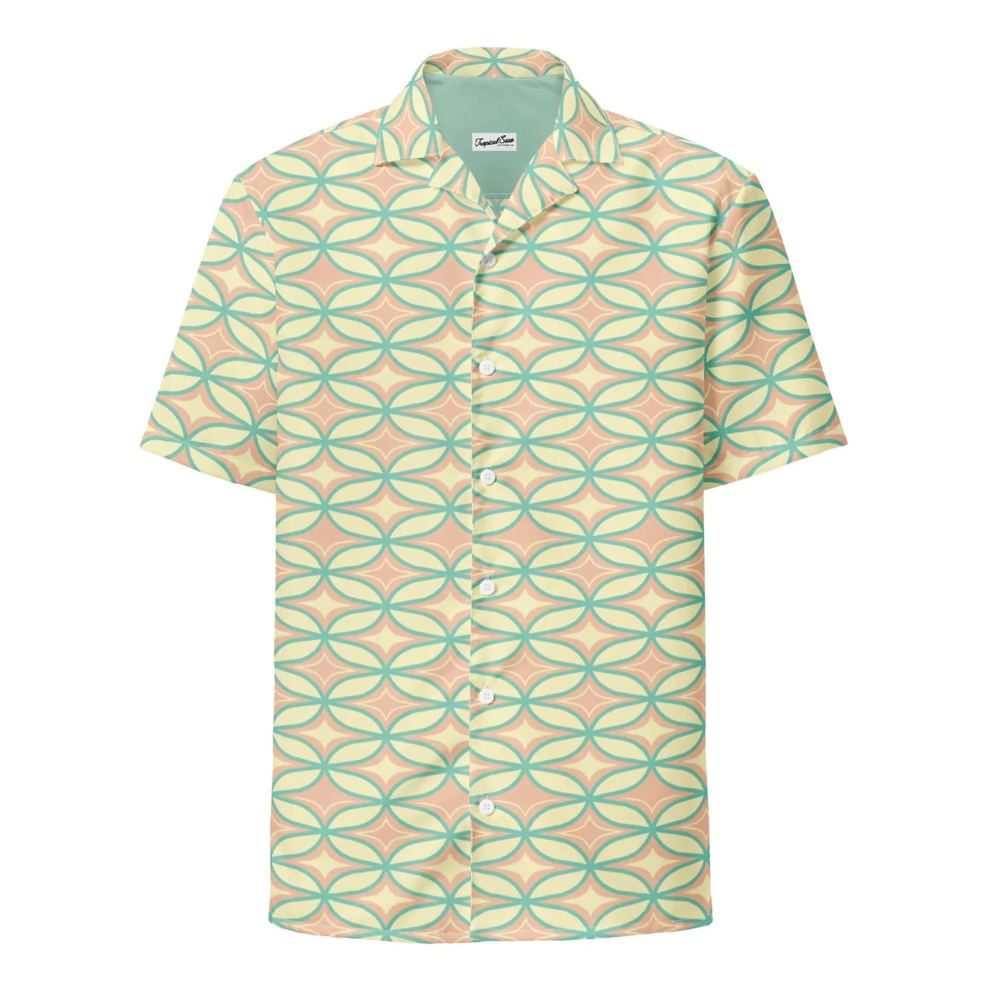 Tropic Shades Villa Hawaiian Shirt - Coastal Summer 2024 Collection WEM Support (www.WEM.support)