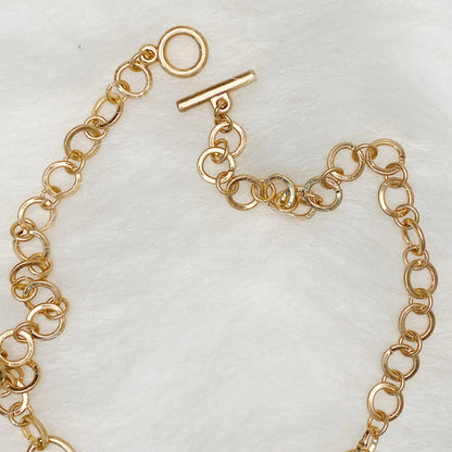 Heart Of Natural Stone Necklace, Black WEM Support (www.WEM.support)