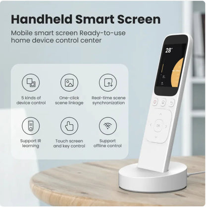 Smart Home Remote Control with Charging Dock WEM Support (www.WEM.support)