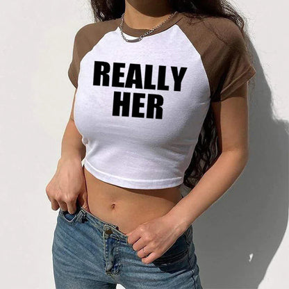 Really Her Cropped T-Shirt