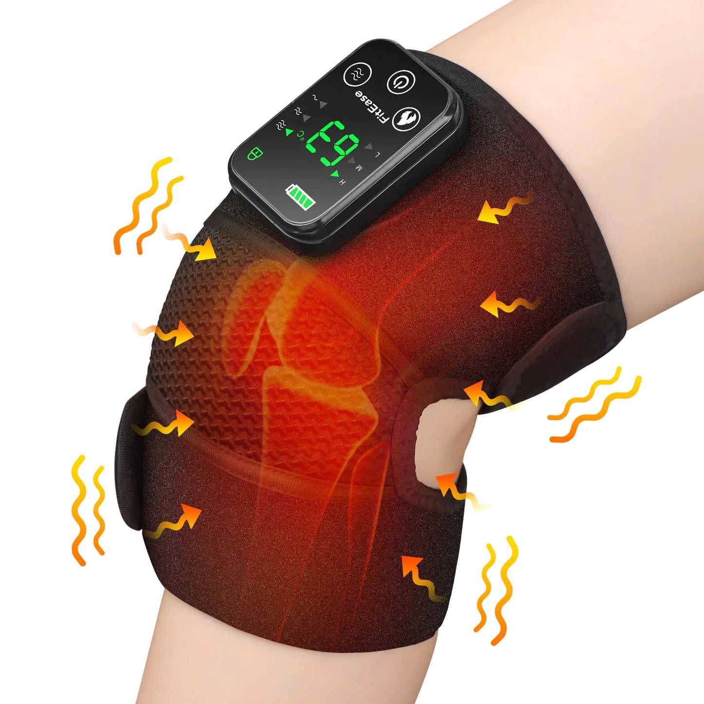 Kneecap, Elbow and Shoulder Intelligent Heating Vibration Massager WEM Support (www.WEM.support)