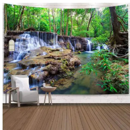 Natural Scenery Printed Hanging Cloth Decoration WEM Support (www.WEM.support)
