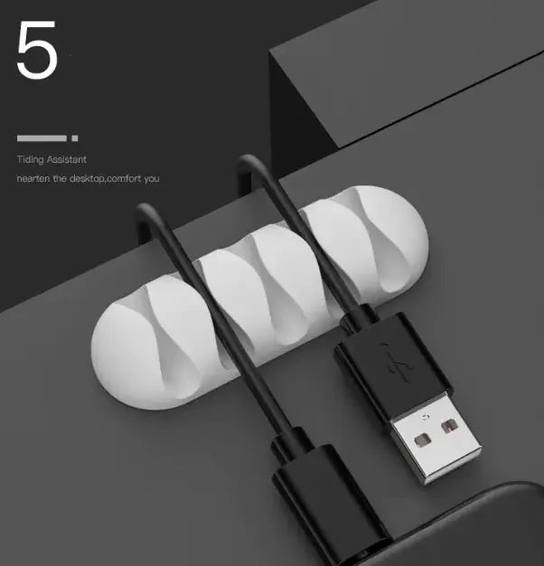 Wire Organizer Cord Management Clip WEM Support (www.WEM.support)