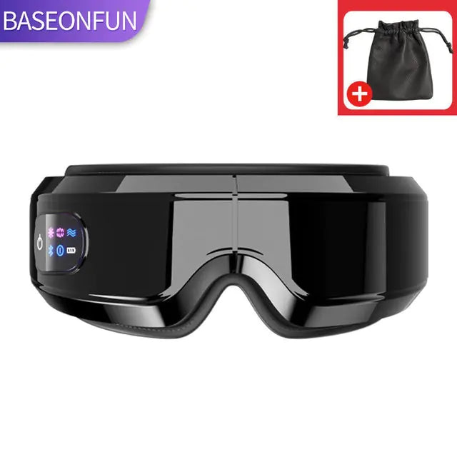 Máscara para Olhos com Massagem de Bolsa de Ar e Música WEM Support (www.WEM.support)