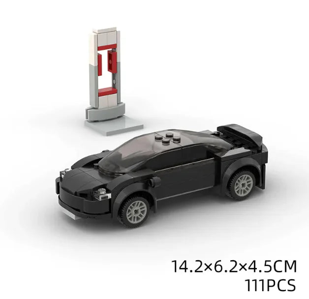 Kids Sports Car Building Set - Catch Cards