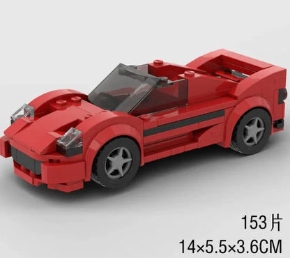 Kids Sports Car Building Set - Catch Cards