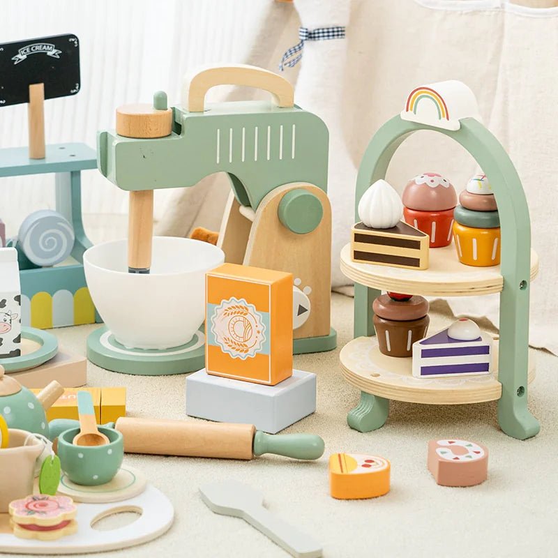 Kids Wooden Tea Party Playset - Catch Cards