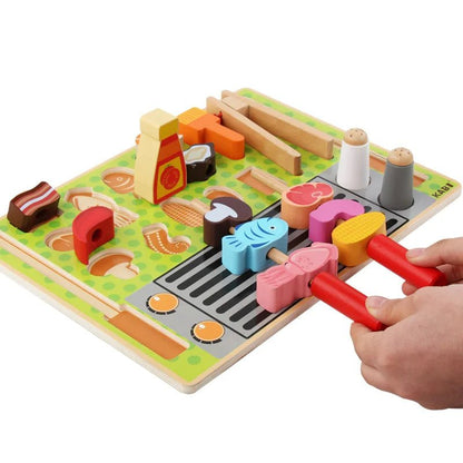 Kids Wooden Tea Party Playset - Catch Cards