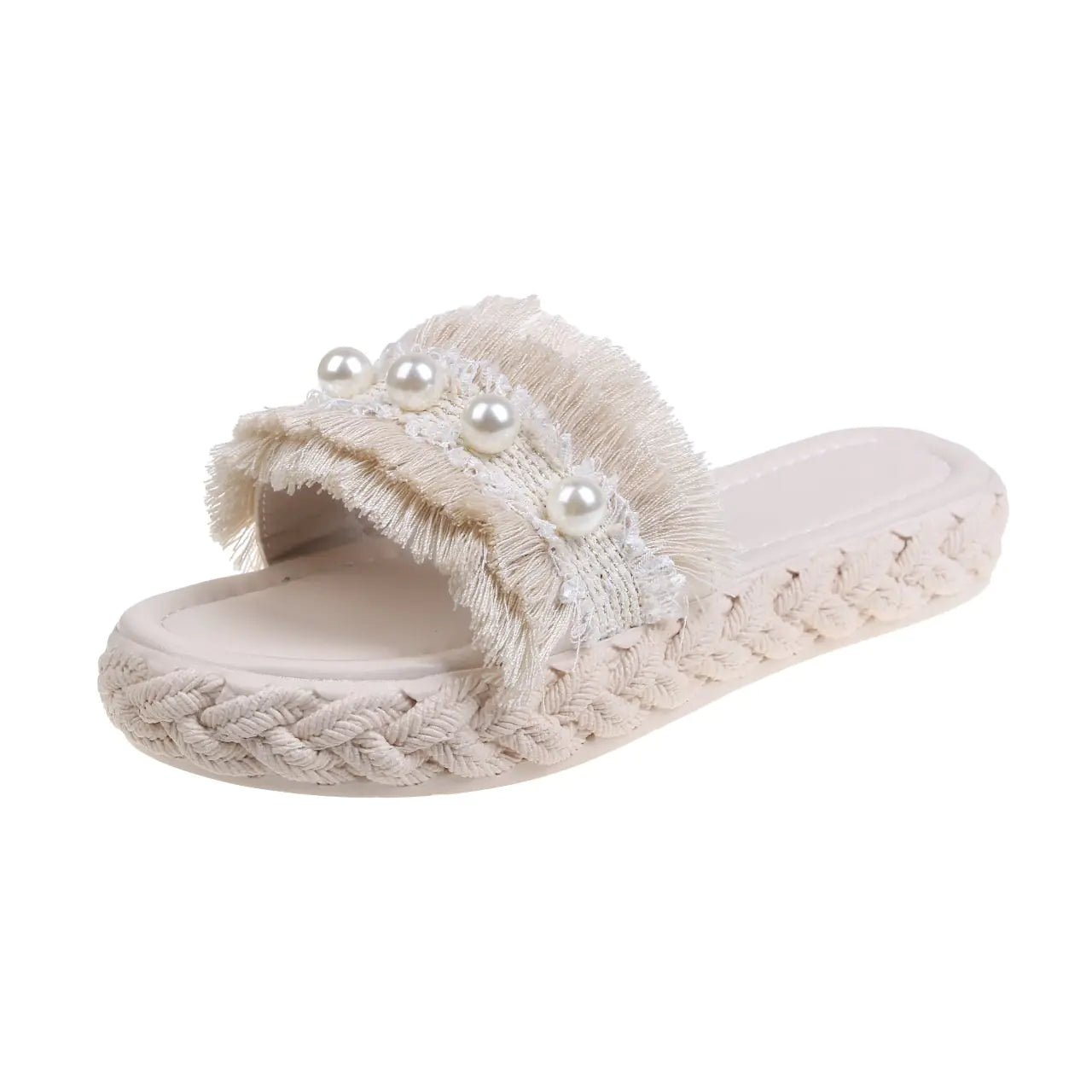 Korean Style Rubber Faux Leather Slippers - Catch Cards