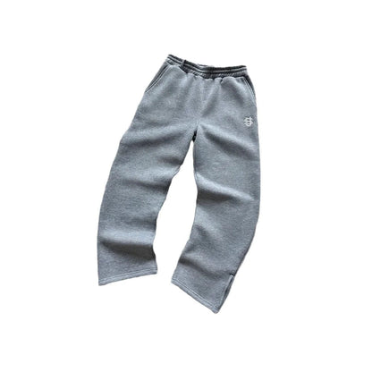 Solid Color Zipper Sweatpants WEM Support (www.WEM.support)
