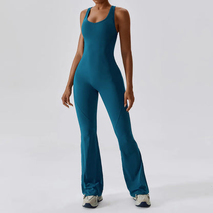 WISFIT Chic Yoga Bodysuit with Cut-out Back HejK.com Marketplace LLC
