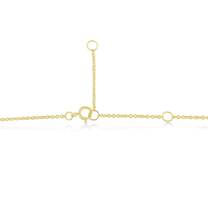 Sterlingsilber Anhänger mit Fassung und Solitär-Diamant (1/3 Karat, H-I Farbe, I1-I2 Reinheit) WEM Support (www.WEM.support)