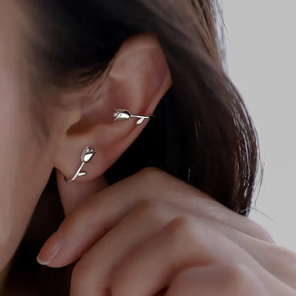 Irregular Liquid Metal Punk Hoop Earrings WEM Support (www.WEM.support)