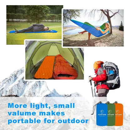Adventurer's Dream Inflatable Sleeping Pad WEM Support (www.WEM.support)