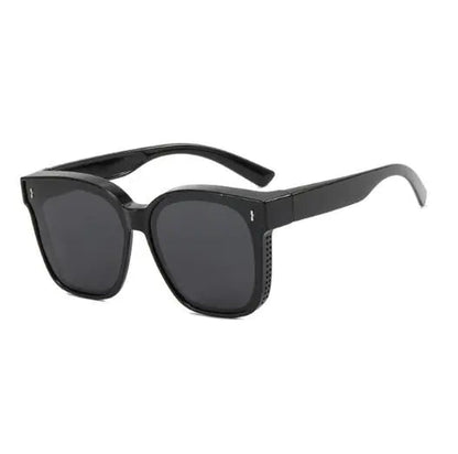 Summer Driving Sun Protection Polarized Light One Mirror Dual Use Anti Glare Trendy Sunglasses WEM Support (www.WEM.support)