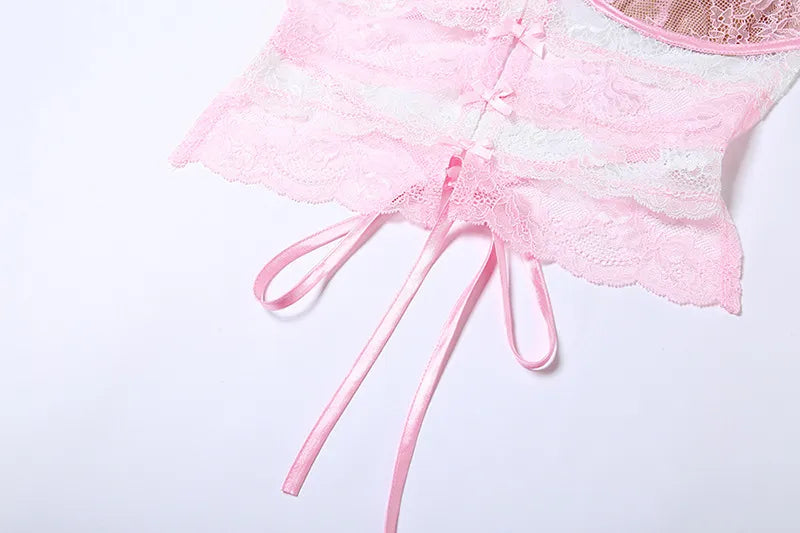 U-neck Backless Crochet Slim-fit Tank Top WEM Support (www.WEM.support)